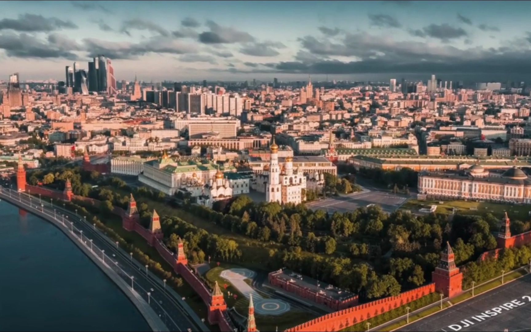 航拍莫斯科:不愧是俄罗斯首都,每一帧很震撼