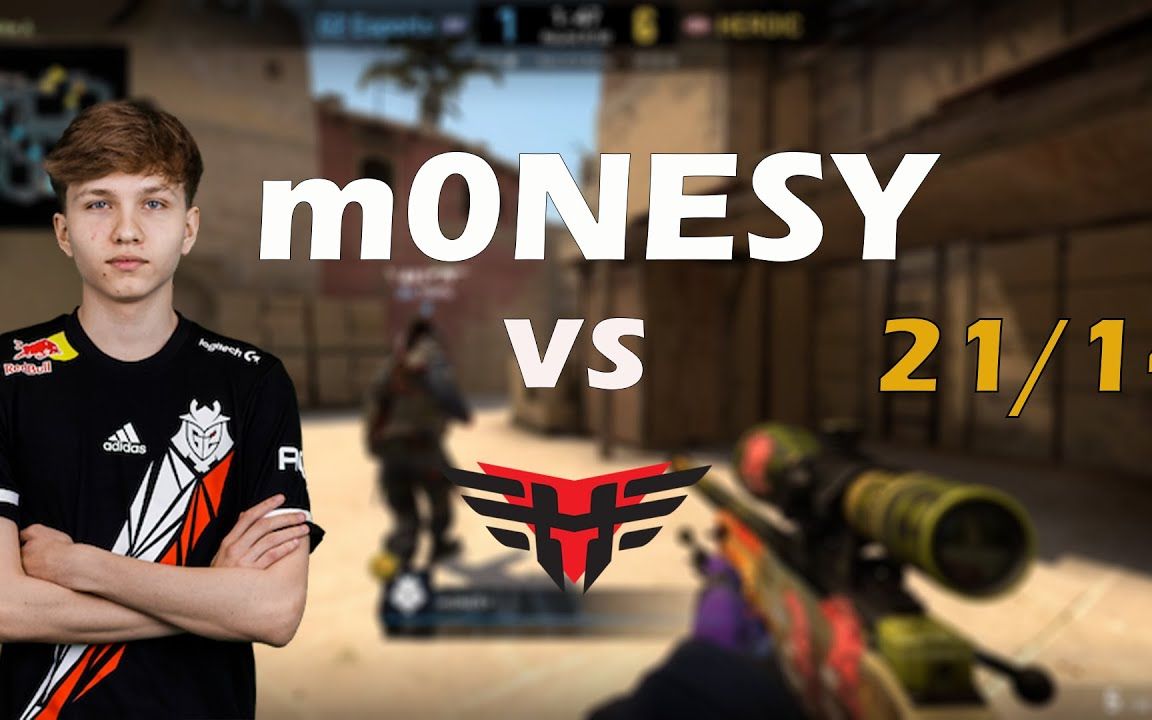 【csgo】pov g2 m0nesy (21/14) vs heroic (de_mirage) @iem