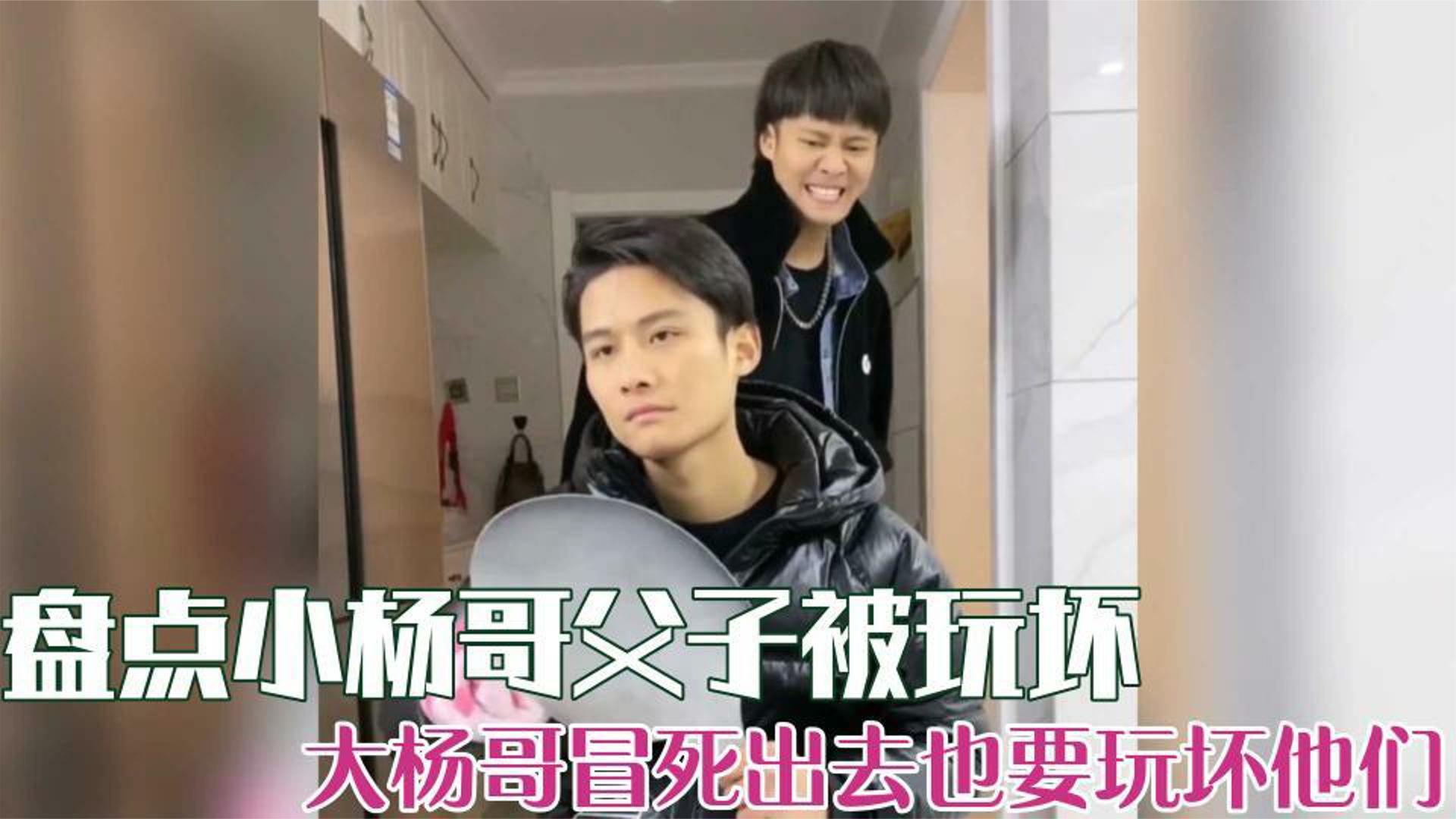 经典名场面合集一口气看完:盘点小杨哥父子被玩坏,大杨哥冒死出去也要
