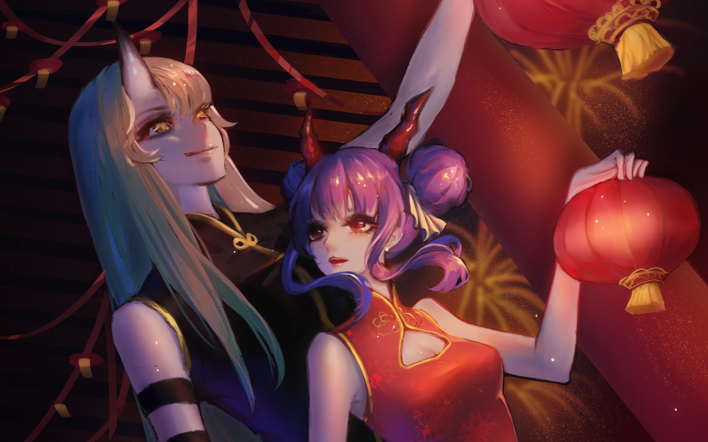 【明日方舟】【ipad】陈晖洁携星熊给大家拜年啦!