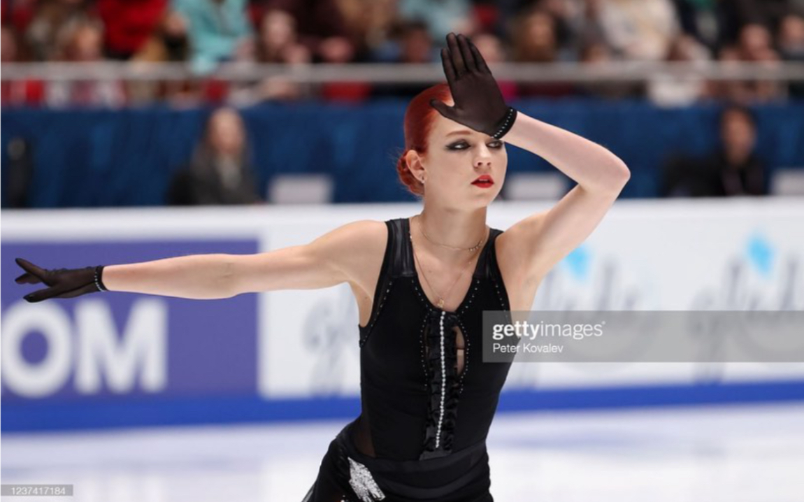 [图]【花滑】Alexandra Trusova 欧锦赛合乐 2022