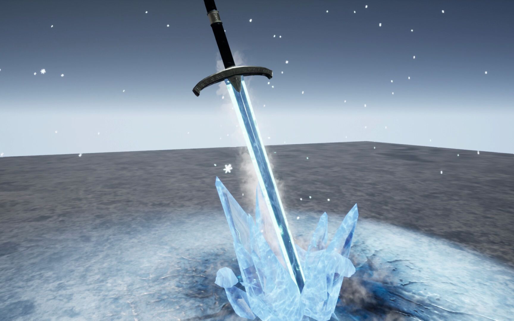 【ue4】(粒子特效材质学习记录)火焰剑与冰霜剑