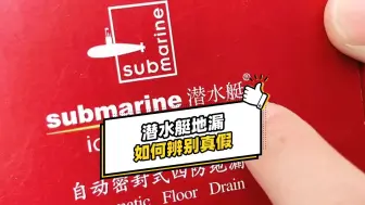 Télécharger la video: 潜水艇地漏，如何辨别真假？！