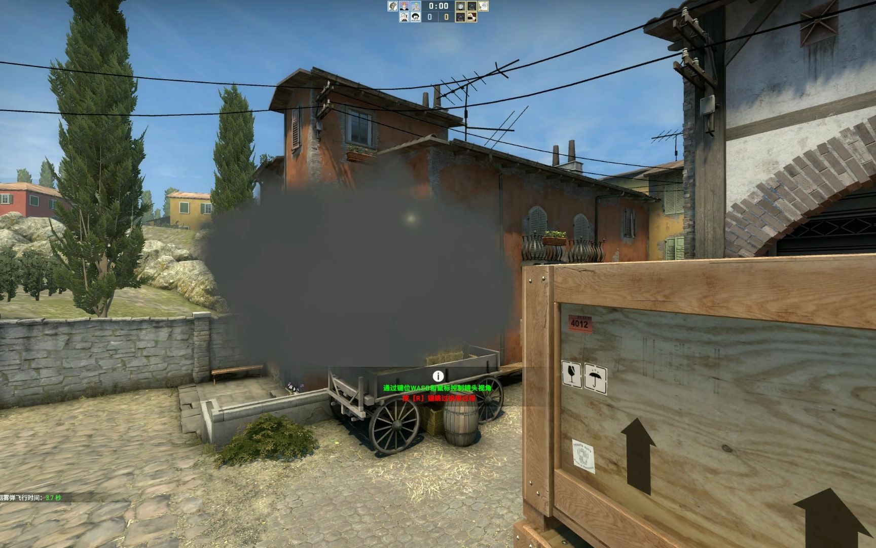 csgo小镇完美草车烟