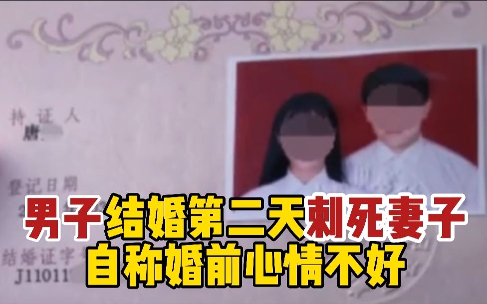 男子结婚第二天刺死妻子:婚前心情不好 要求做精神鉴定哔哩哔哩bilibili