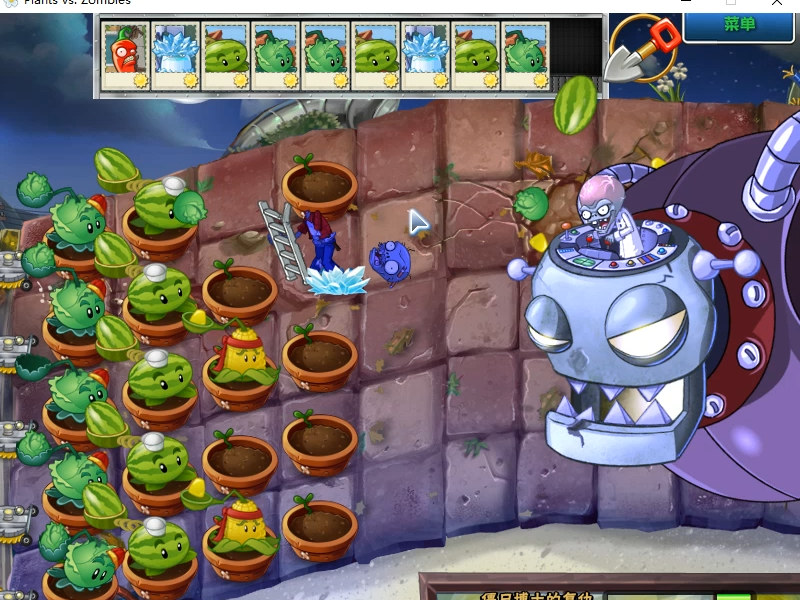 【植物大战僵尸年度版2代pak】迷你游戏20 僵尸博士的复仇