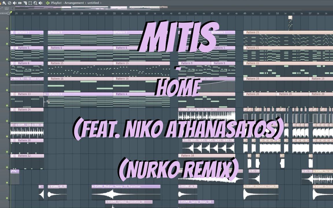 【工程分享】MitiS  Home (feat. Niko Athanasatos) (Nurko Remix) FL Studio Remake哔哩哔哩bilibili