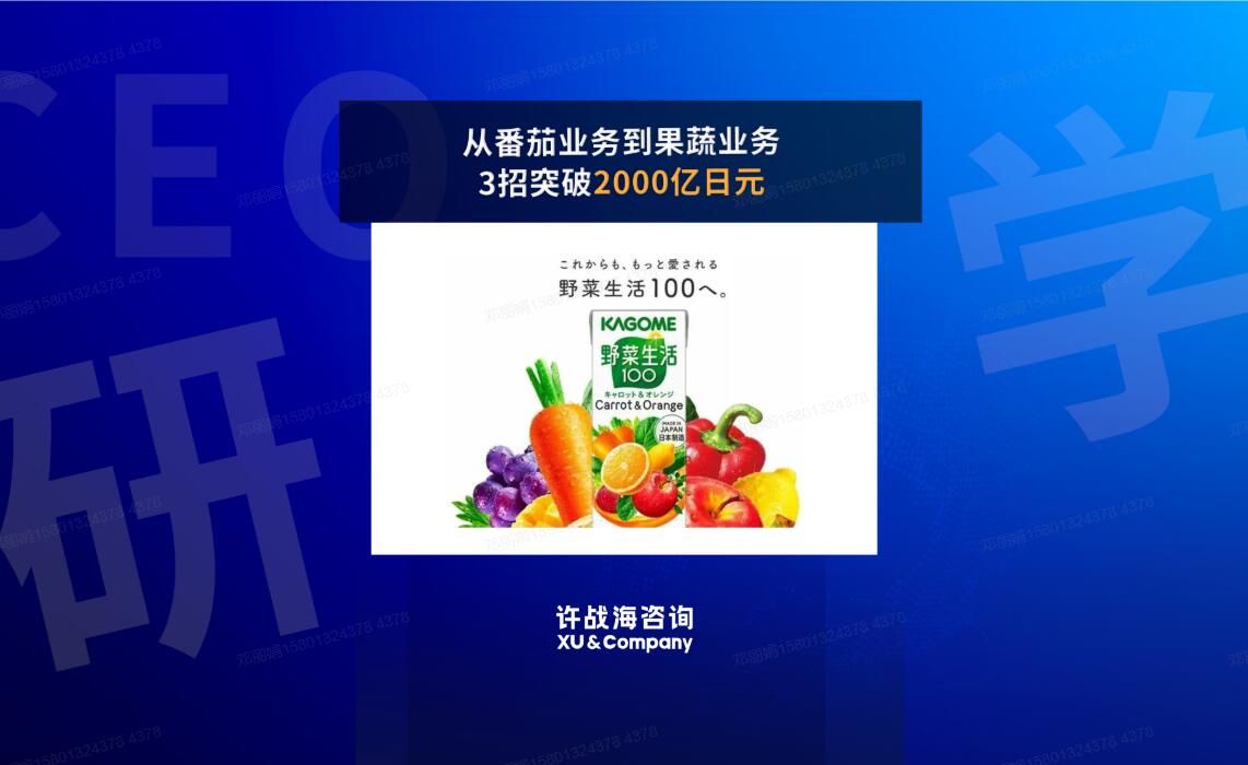 从番茄业务到果蔬业务,3招突破2000亿日元|日本极致产品力|许战海哔哩哔哩bilibili