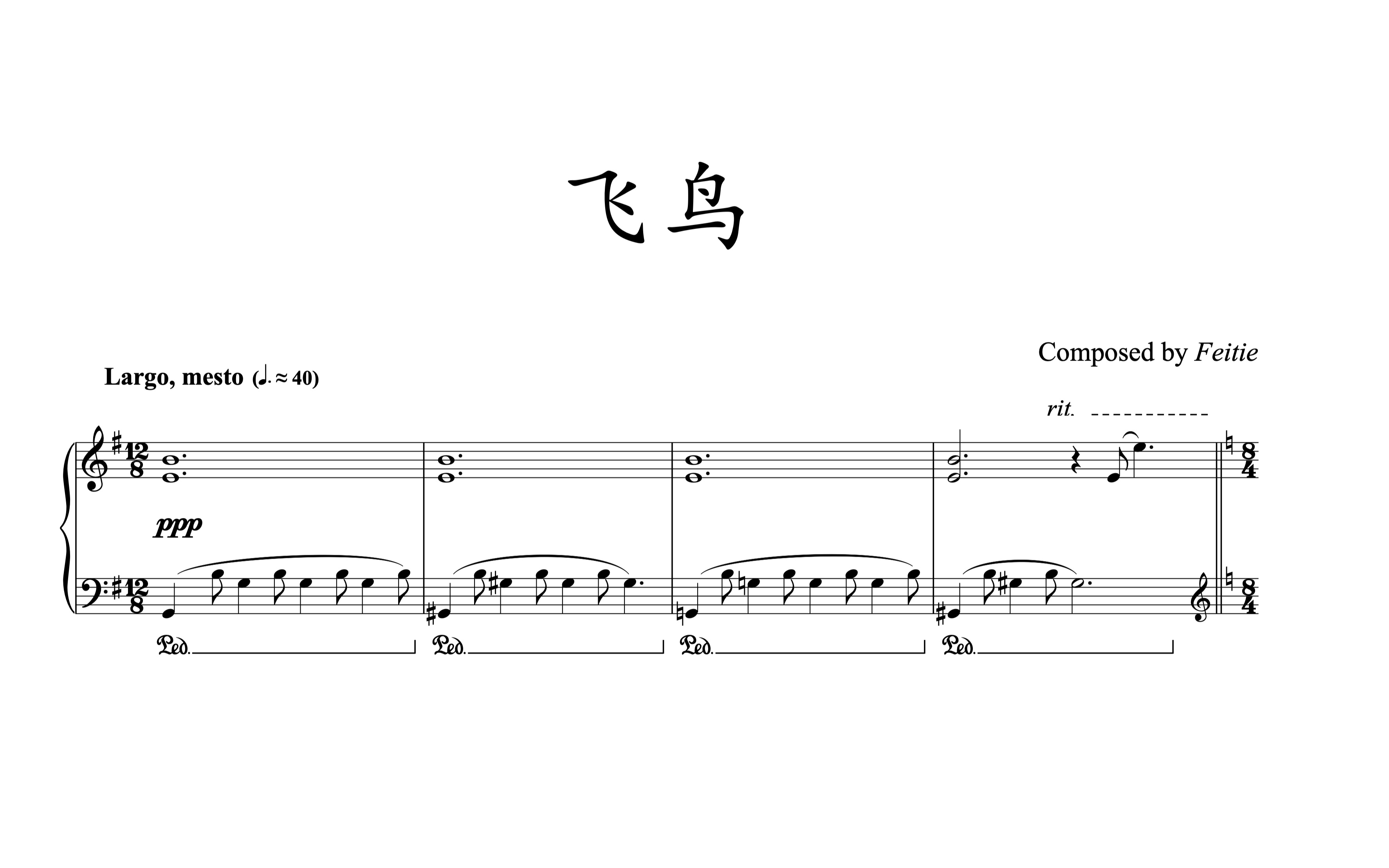[图]【原创钢琴曲】飞鸟