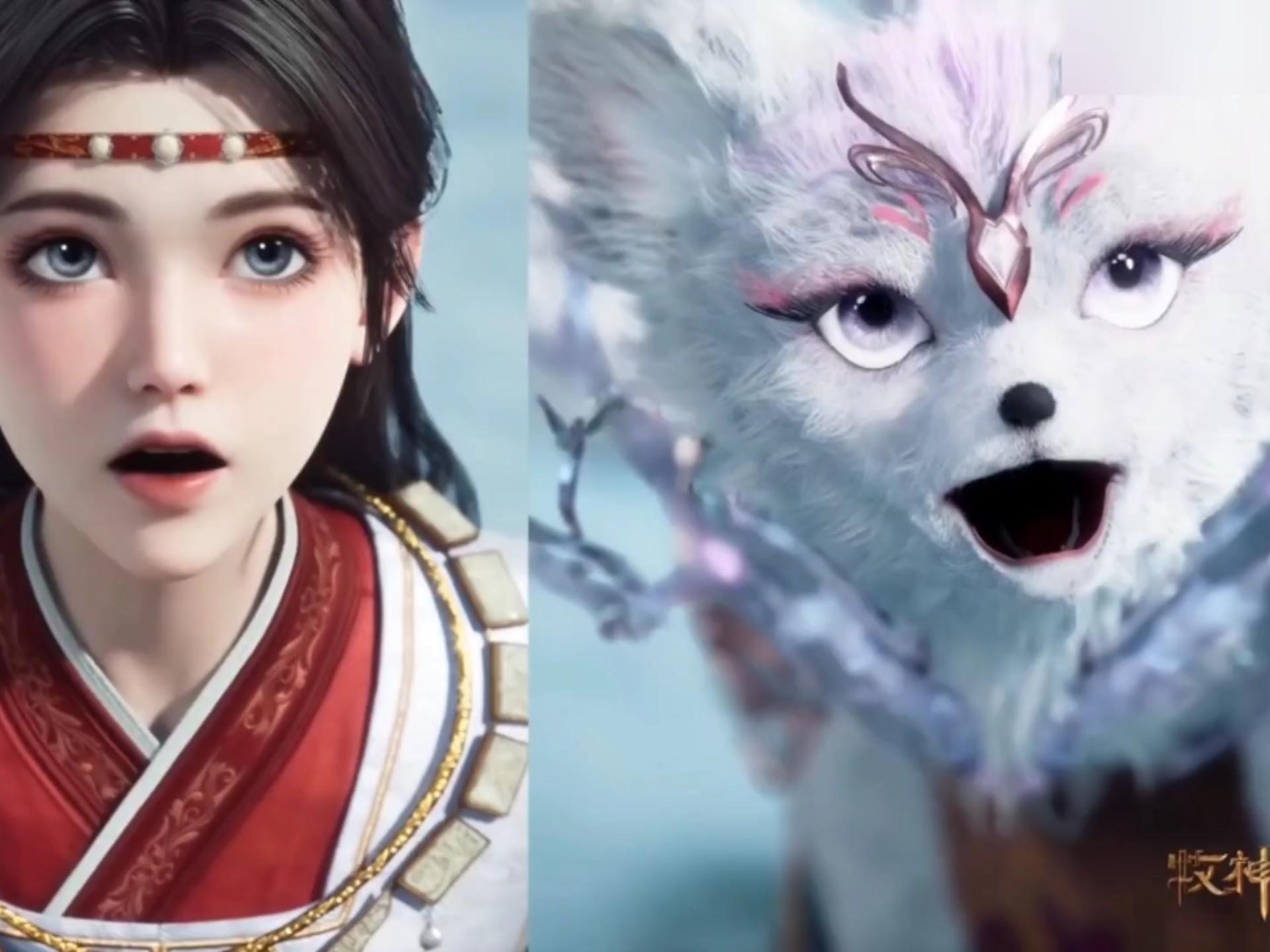 牧神记:牛牛搬门惊呆灵毓秀狐灵儿