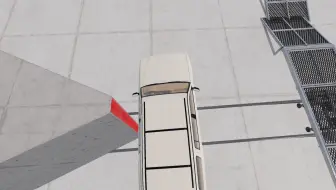 【BeamNG】硬核测试-Garvril Roamer 56kph 侧面柱撞