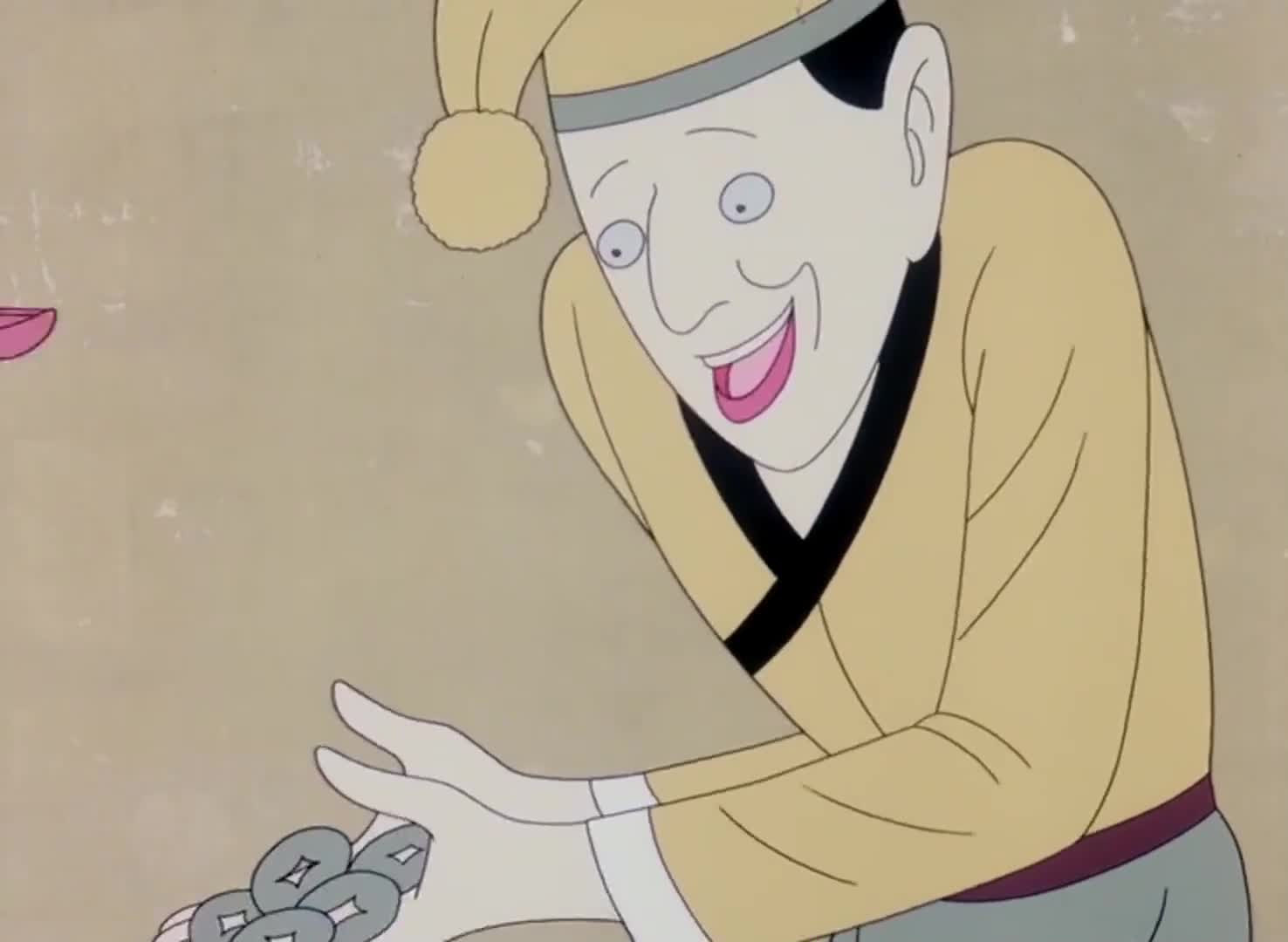 贪心的小贩要钱不要命,终食恶果.#童年经典动画片#怀旧动画#动漫解说