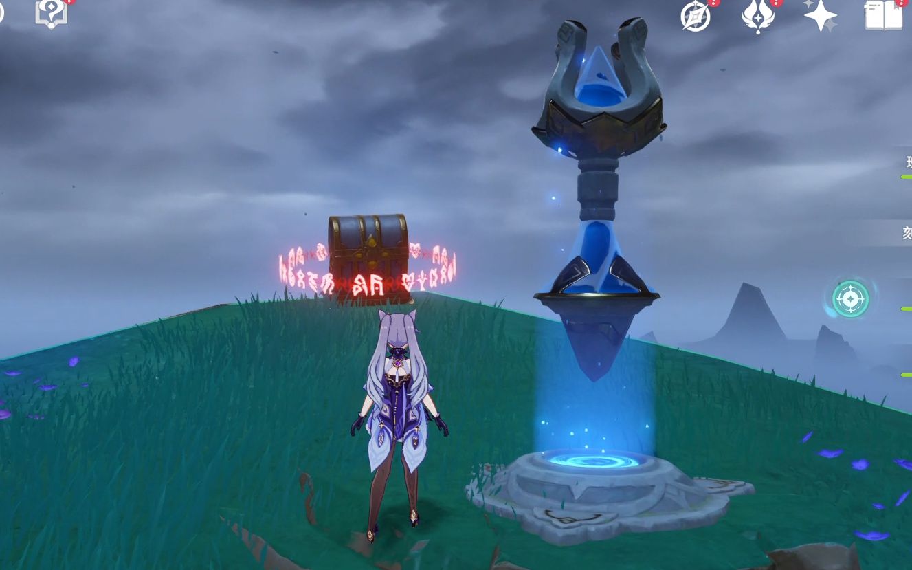 笑死根本不用解谜华丽宝箱稻妻传送点旁