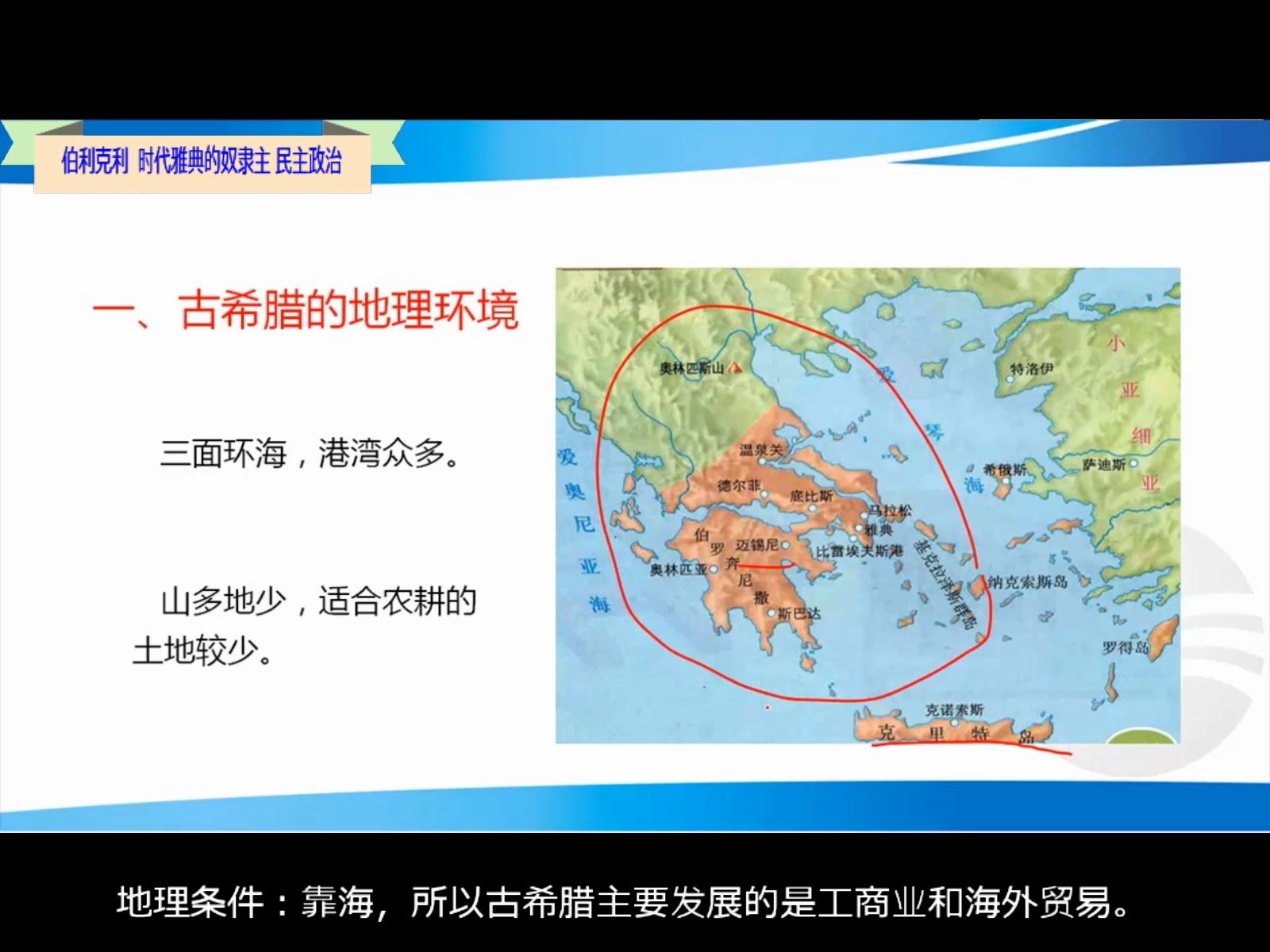 [图]9-1-4-1微课（2）古希腊地理环境与城邦制度