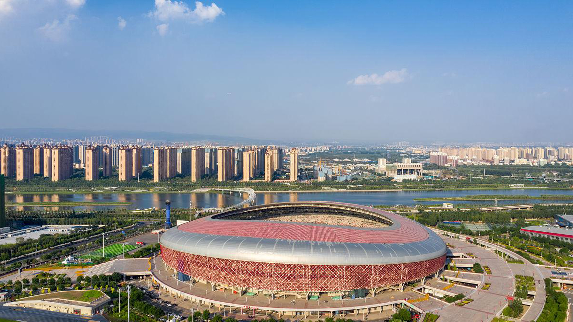 山西省红灯笼体育中心图片