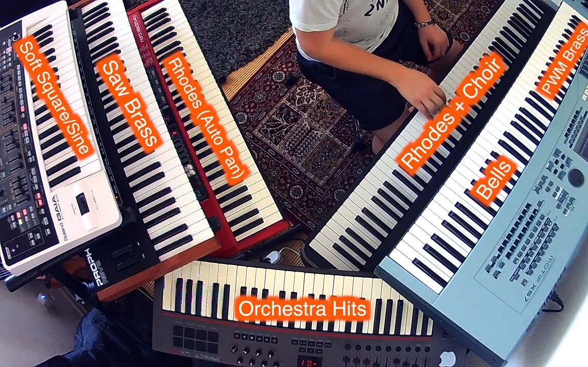 【合集】欧美乐队键盘手演奏