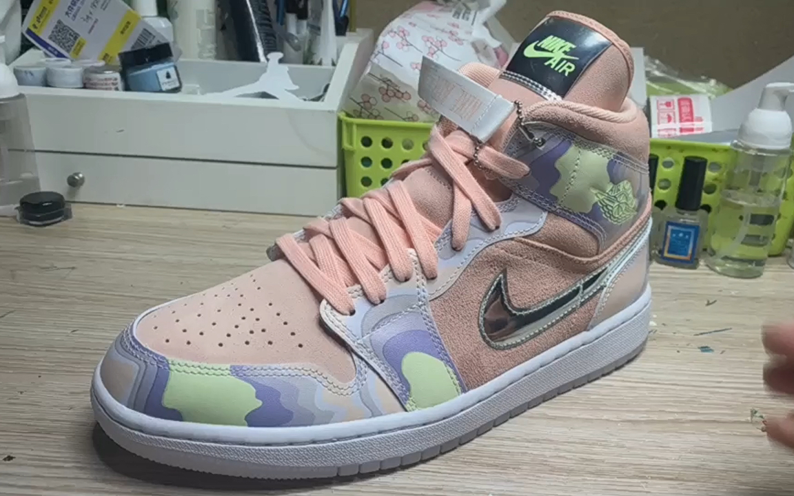 球鞋鉴赏—aj1high珊瑚粉