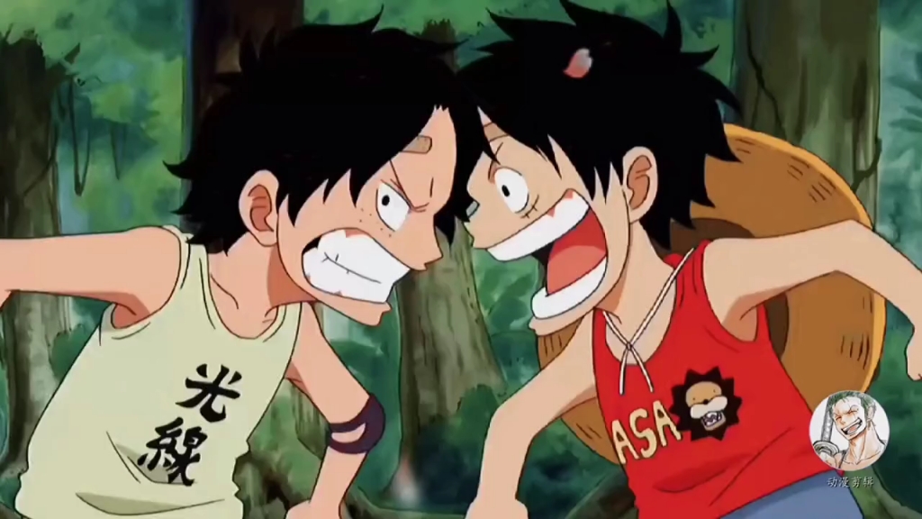 哈哈哈,萨博好宠路飞啊