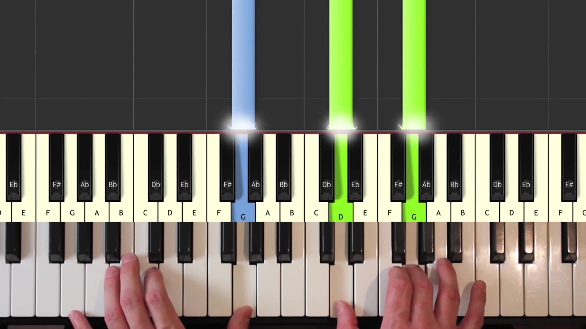 钢琴教程amazinggrace奇异恩典pianotutorial