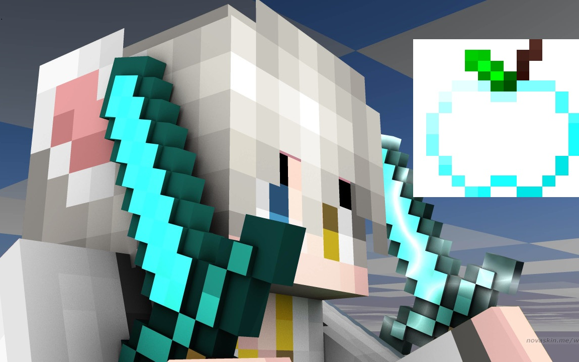 【白狼】我的世界 当你用透明材质打决斗uhc会怎么样?