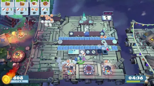 OVERCOOKED2 篝火3-4 [4p] 3220 with 狼、叶、YONGCHUN