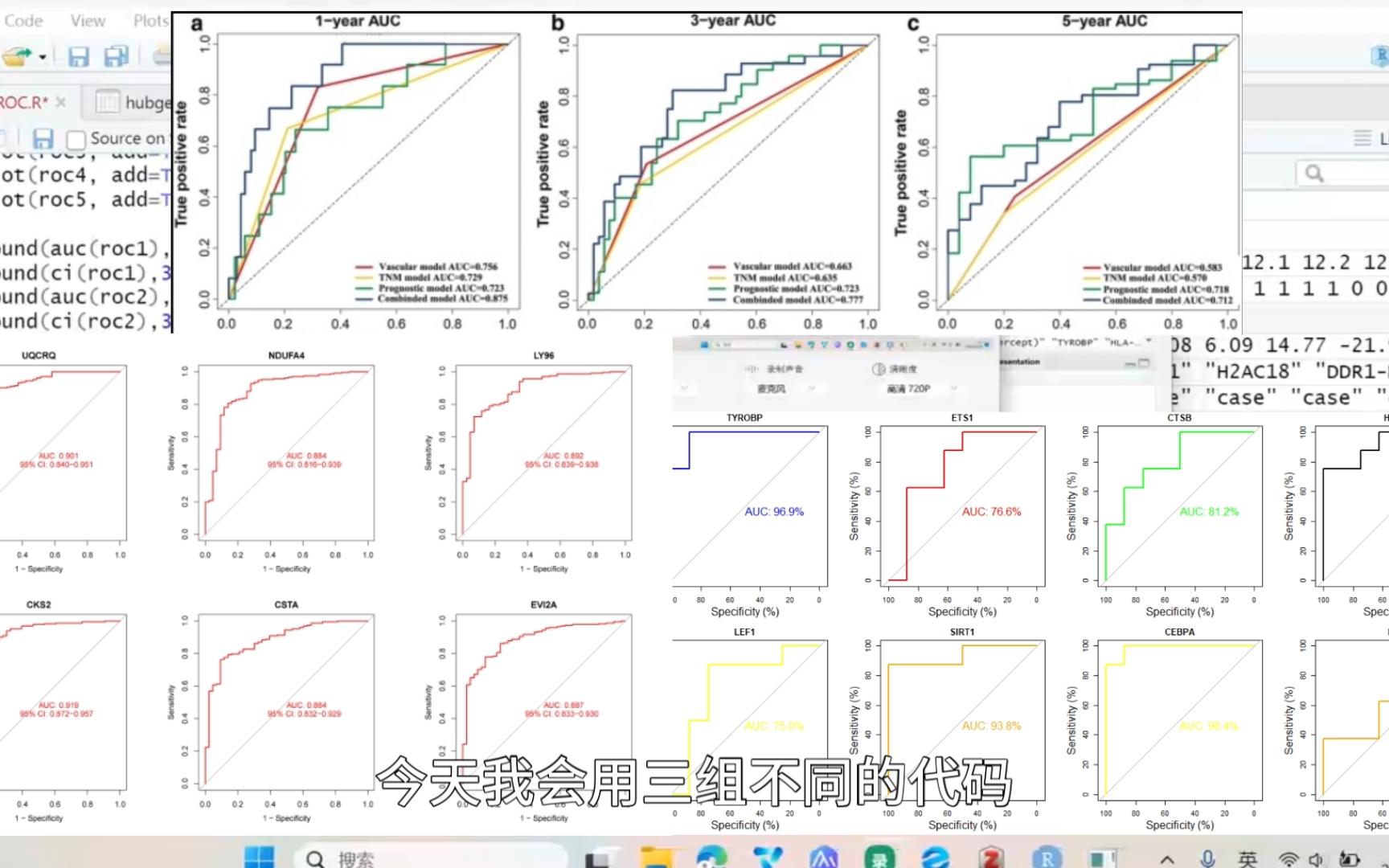【R语言】三种方法绘制ROC曲线哔哩哔哩bilibili