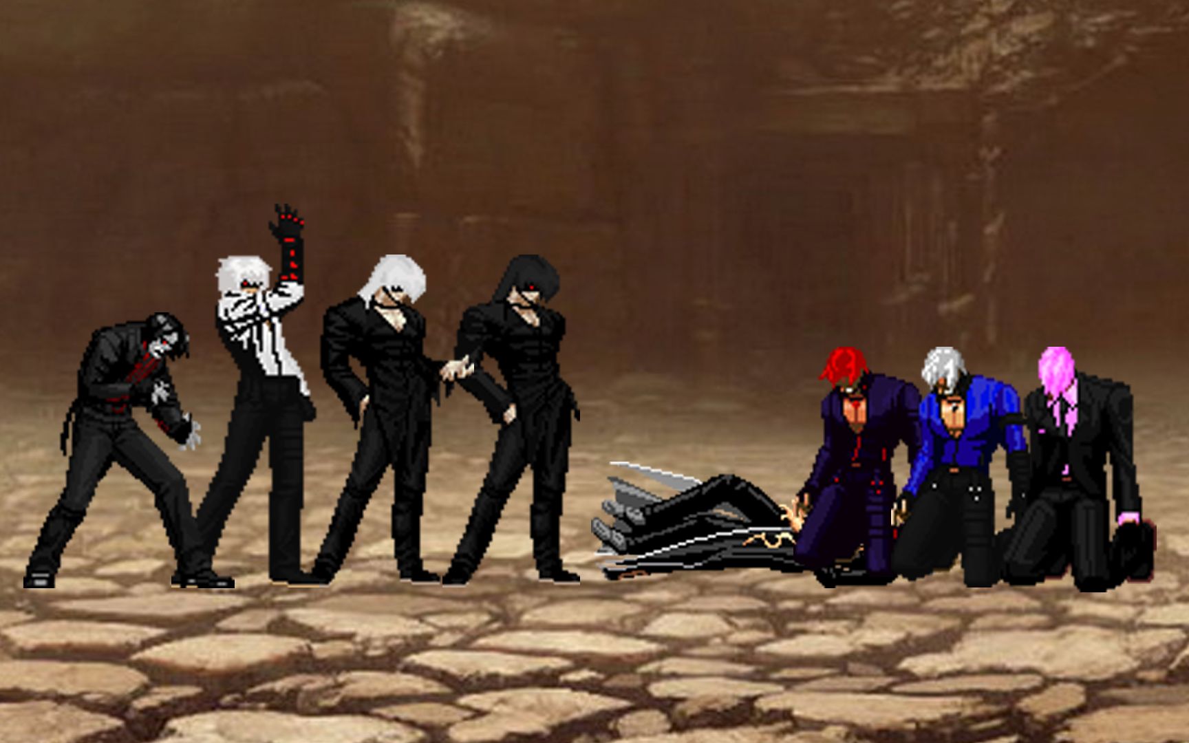 【mugen】四大邪恶巨头 vs 四大外网污物_mugen热门视频