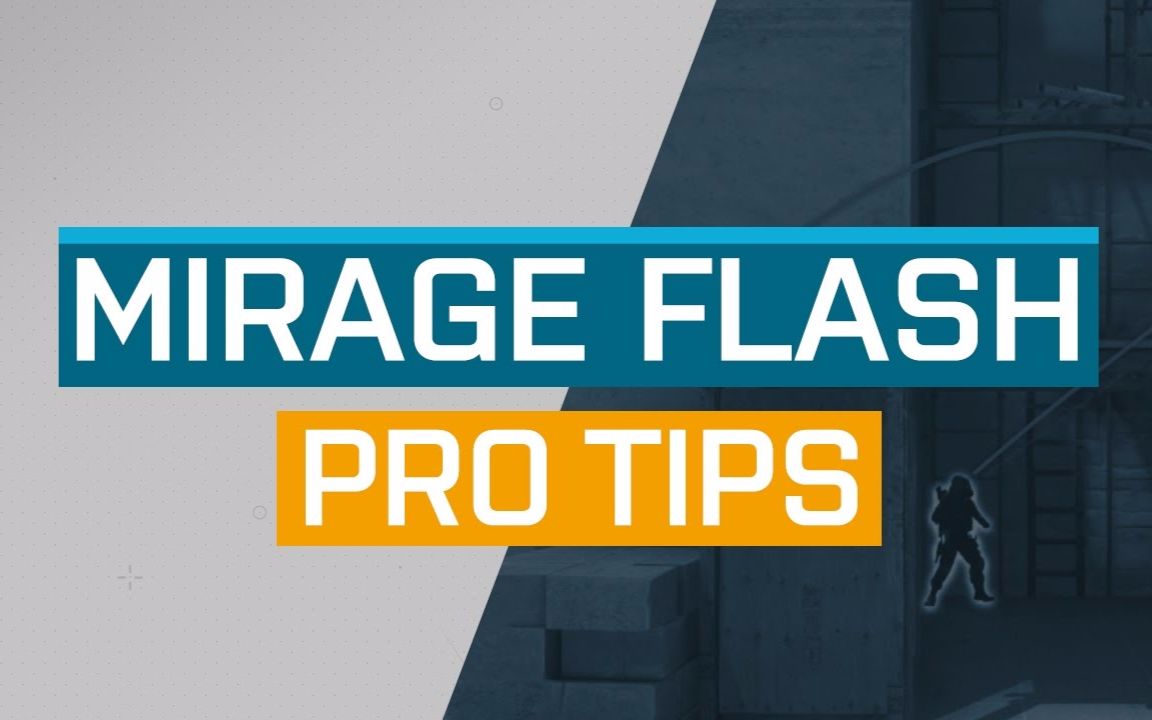 cs:go pro技巧:mirage中ct在a阳台下投掷闪光小技巧 protips: mirage