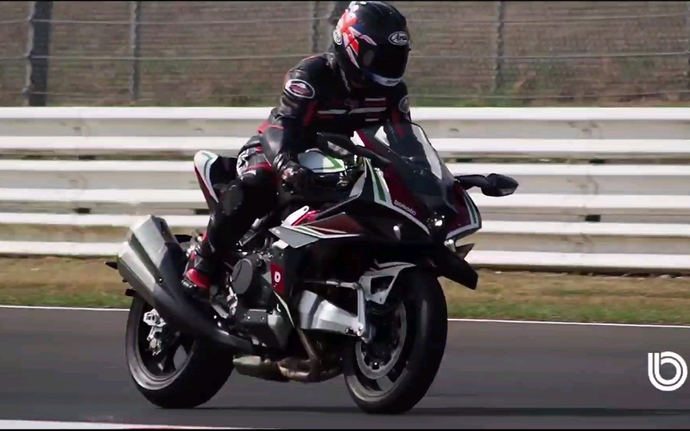 bimota h2 压弯 赛道