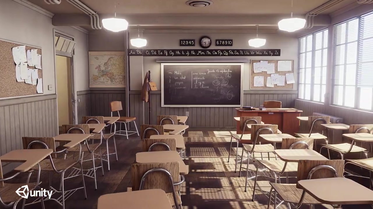 unityandunrealblenderclassroomlightingdemo