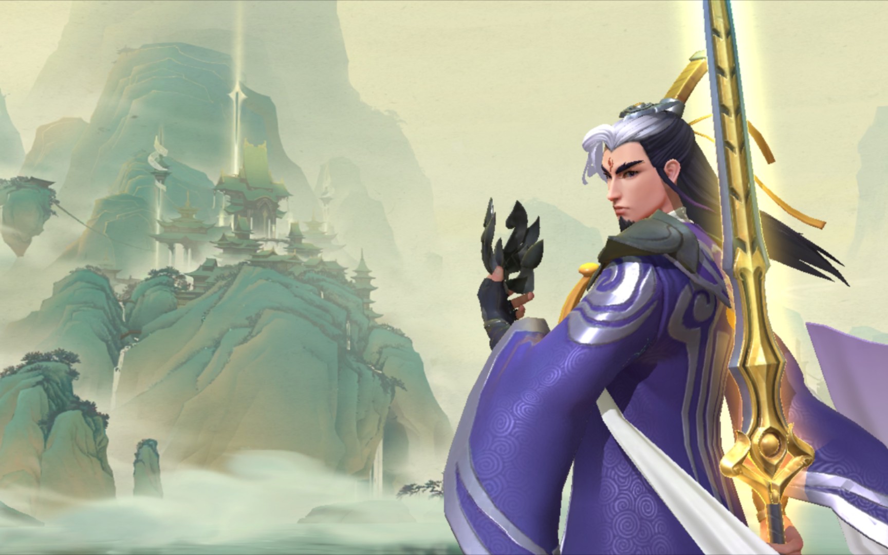 英雄联盟手游 无极剑圣 剑仙:辟邪 皮肤试玩