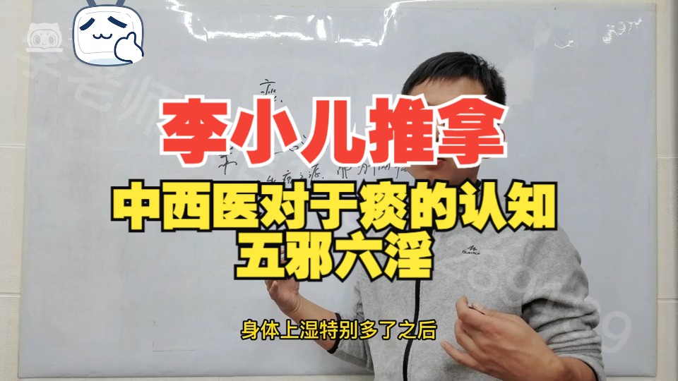 中西医对于痰的认知、五邪六淫 李小儿推拿系统课 基础知识哔哩哔哩bilibili