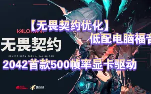 Download Video: 【无畏契约优化】低配电脑福音、2042首款500帧率显卡驱动推理，你值得拥有