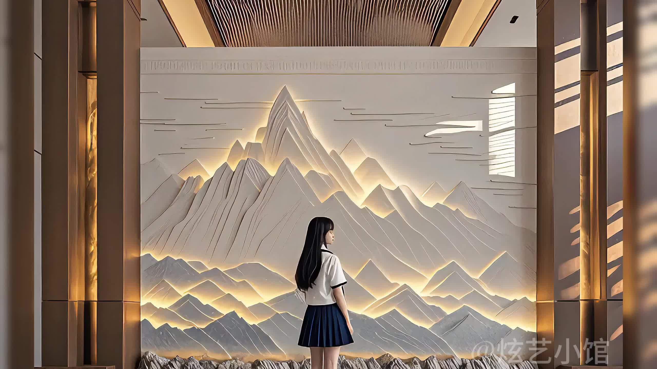 浮雕山效果图欣赏