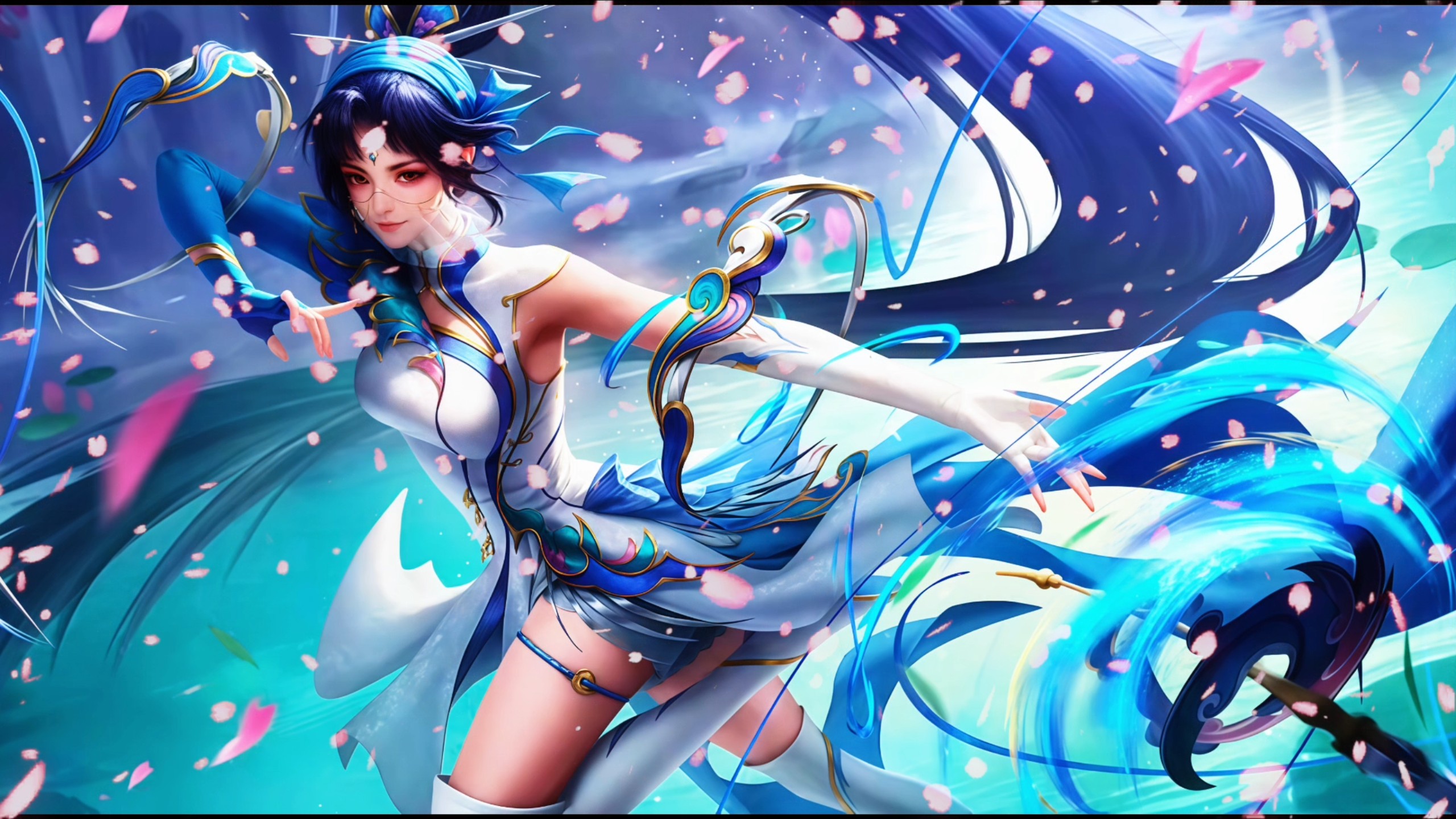 西施"墨染"皮肤海报