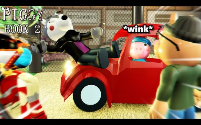 [图]ROBLOX PIGGY RP FILM_ WILLOW GETS run over by a car