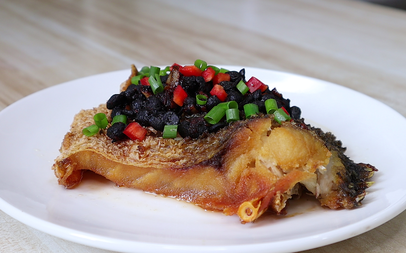 豆豉蒸鱼,简单好吃,出锅香气四溢