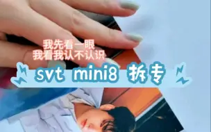 拆专｜SVT｜让不追韩娱但手气很好的朋友帮我拆mini8 真就我担手呗