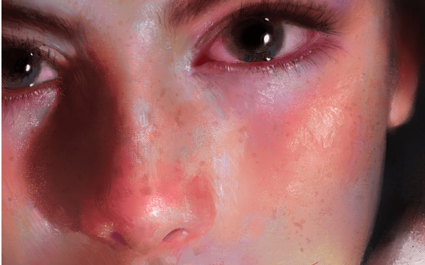 【ps厚涂过程】人像练习-原速分享