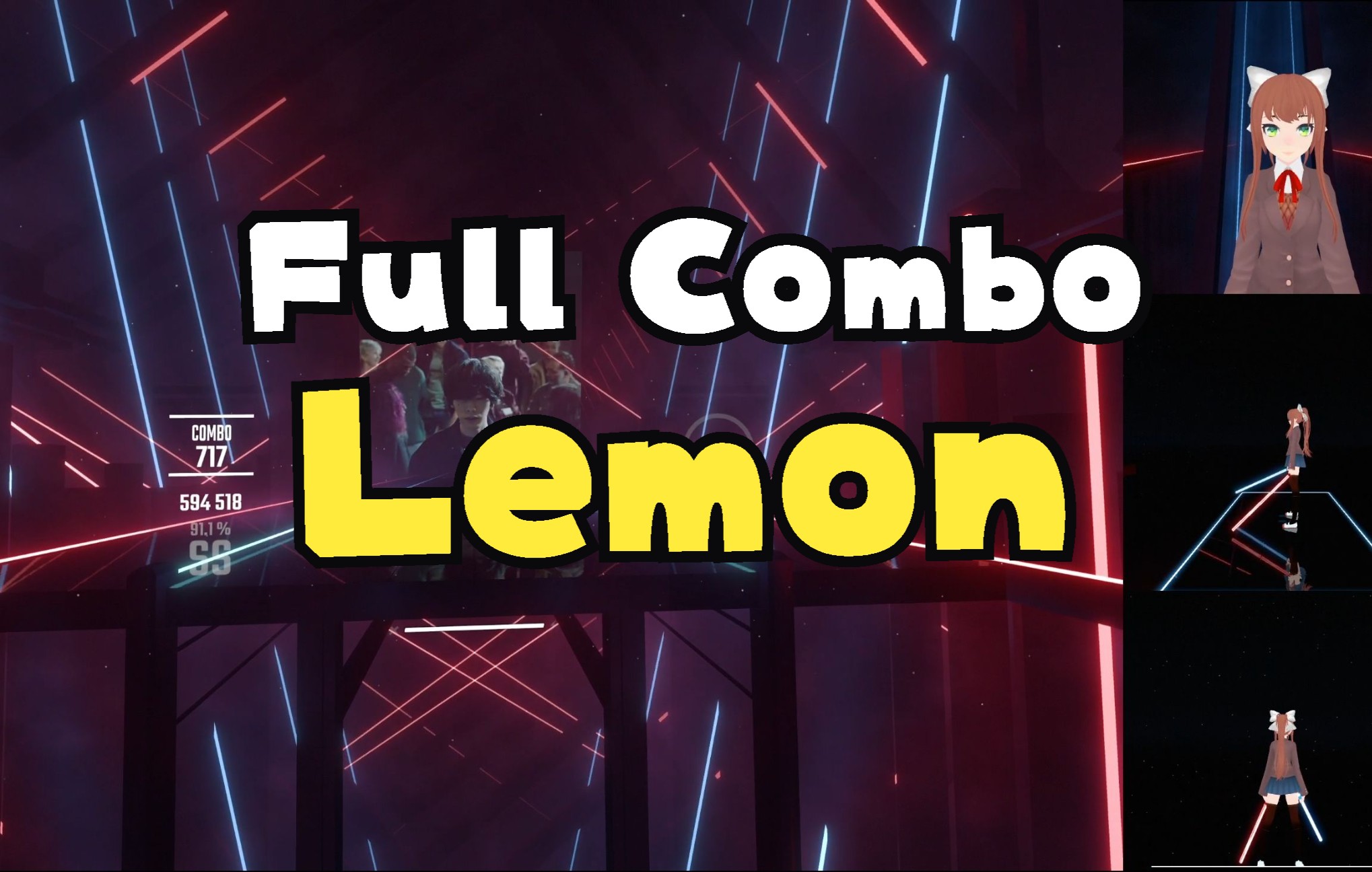 【beat saber】lemon expert fc_音游热门视频