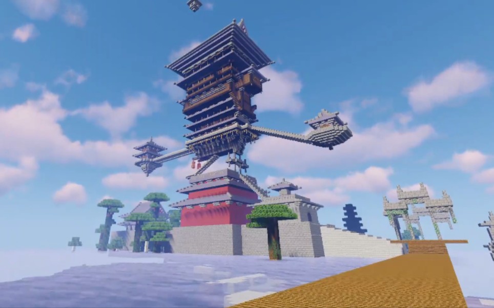 萌新up主耗时15天 用mc还原 妖灵会馆_哔哩哔哩 (゜-゜)つロ 干杯