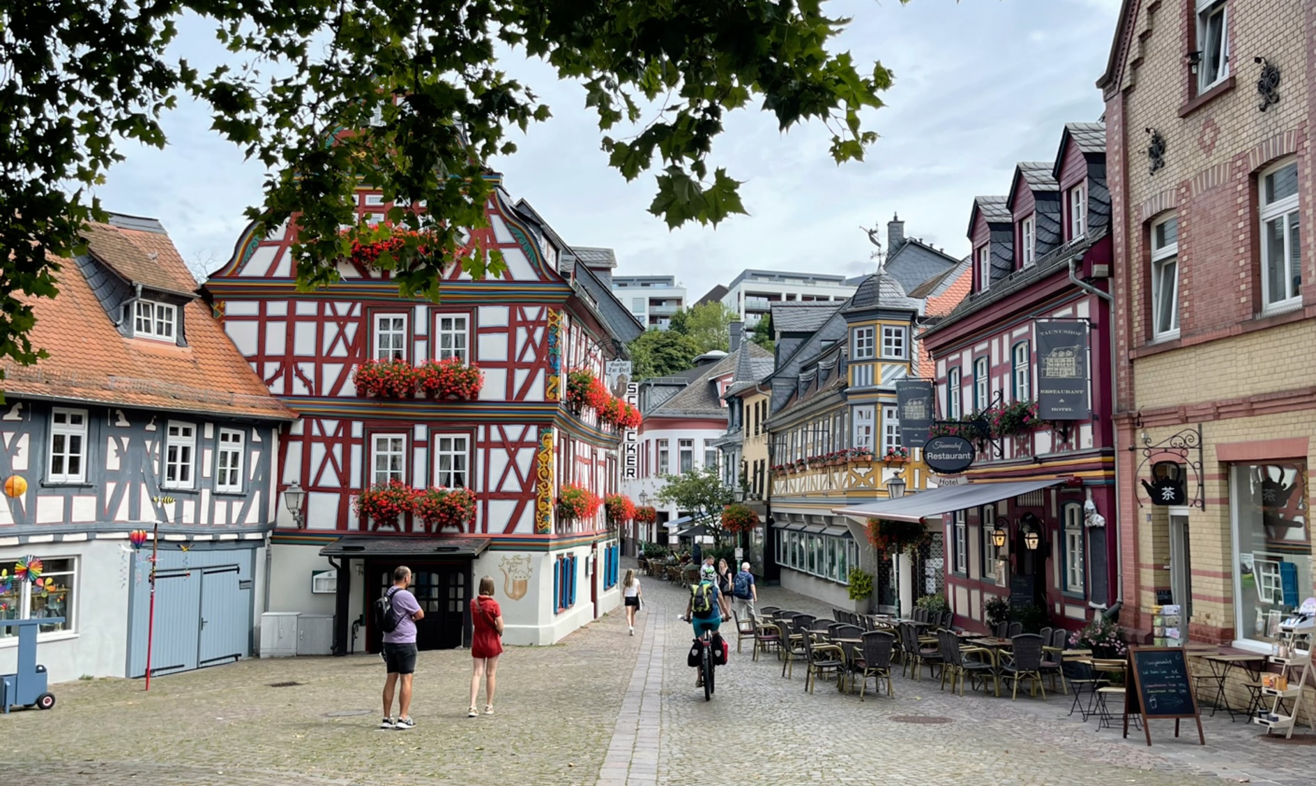 夏日随拍-德国法兰克福周围的漂亮小镇-idstein