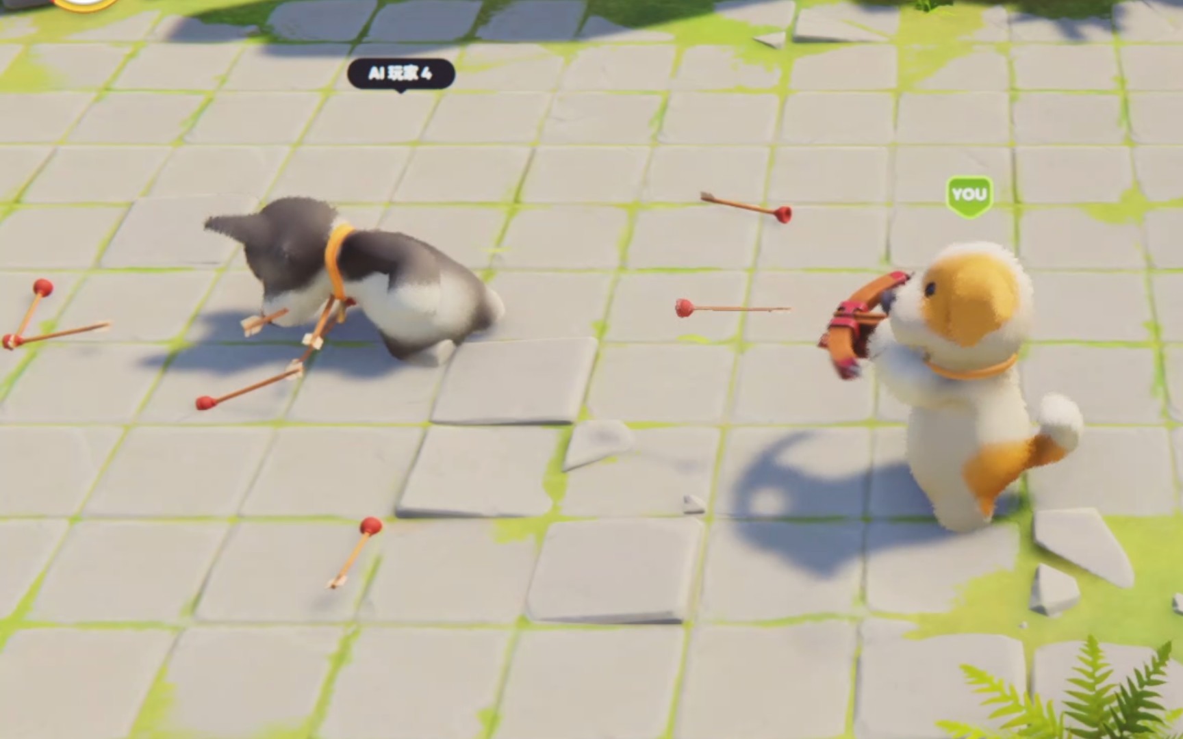 [动物派对]可怜的狗狗,被射的满身都是