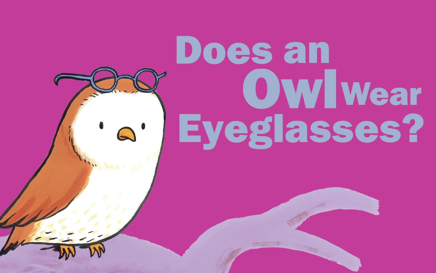 高品质英文绘本动画doesanowlweareyeglasses