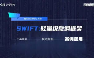 Descargar video: 魔搭轻量级微调推理框架SWIFT：第三集-案例应用-LLM