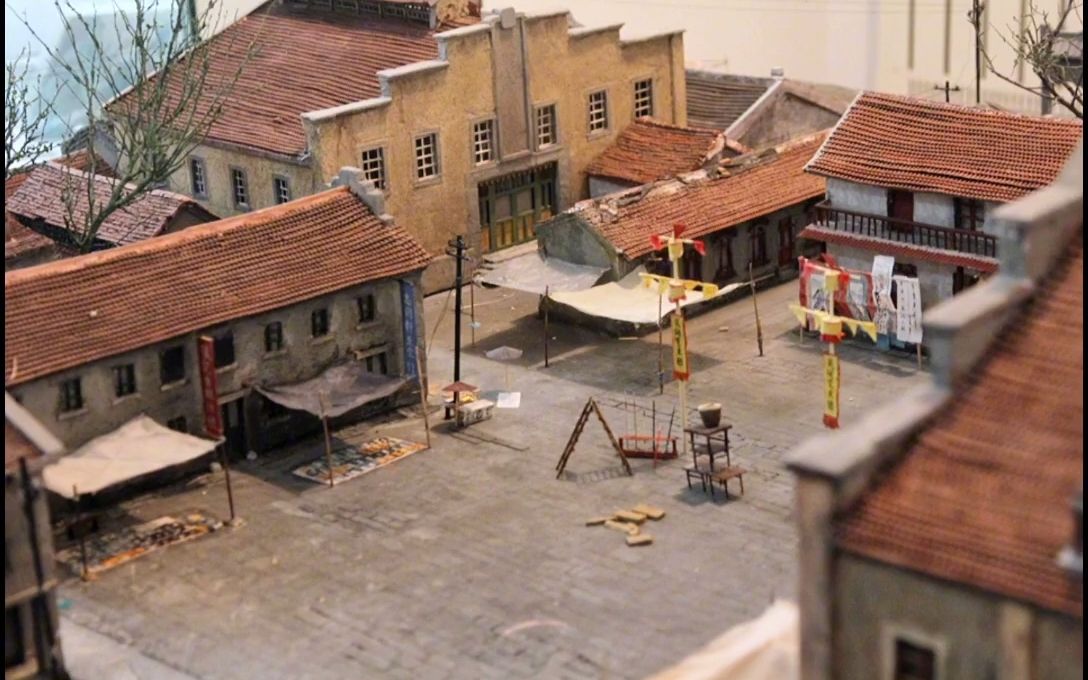 【微缩模型】解放初期济南大观园商场复原模型