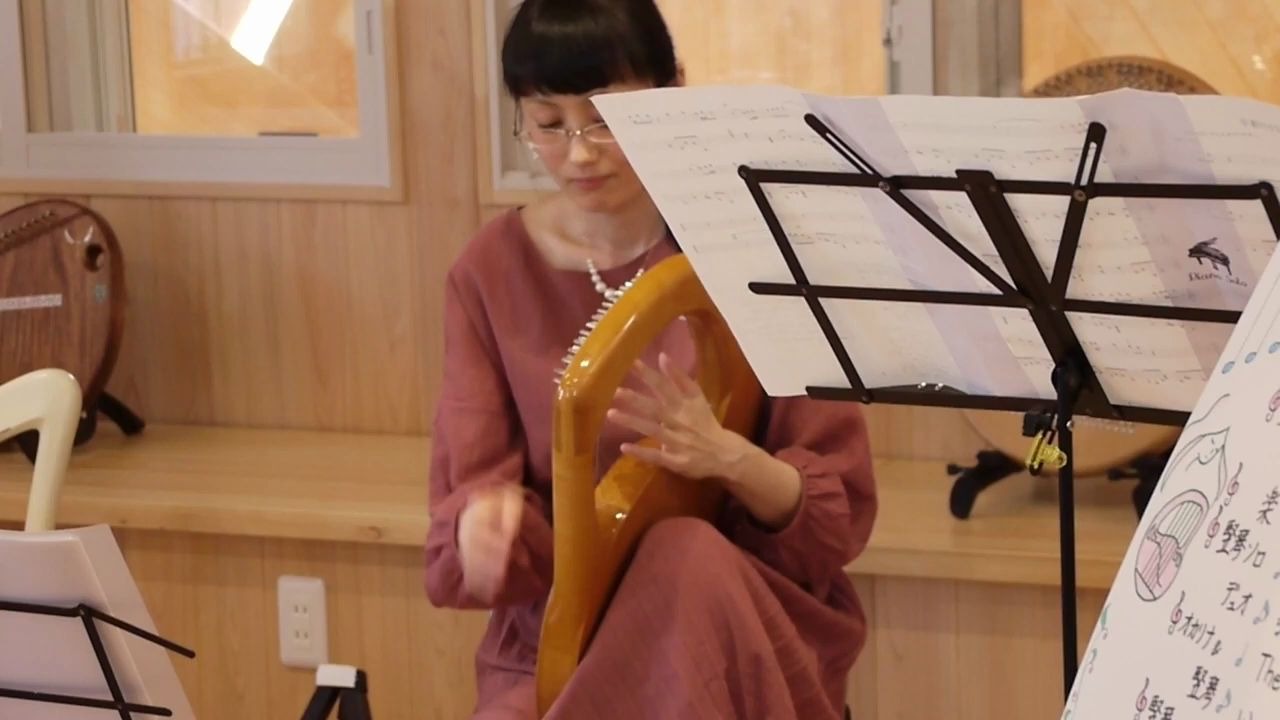 lyre莱雅琴表演怀旧情人里拉琴小众乐器