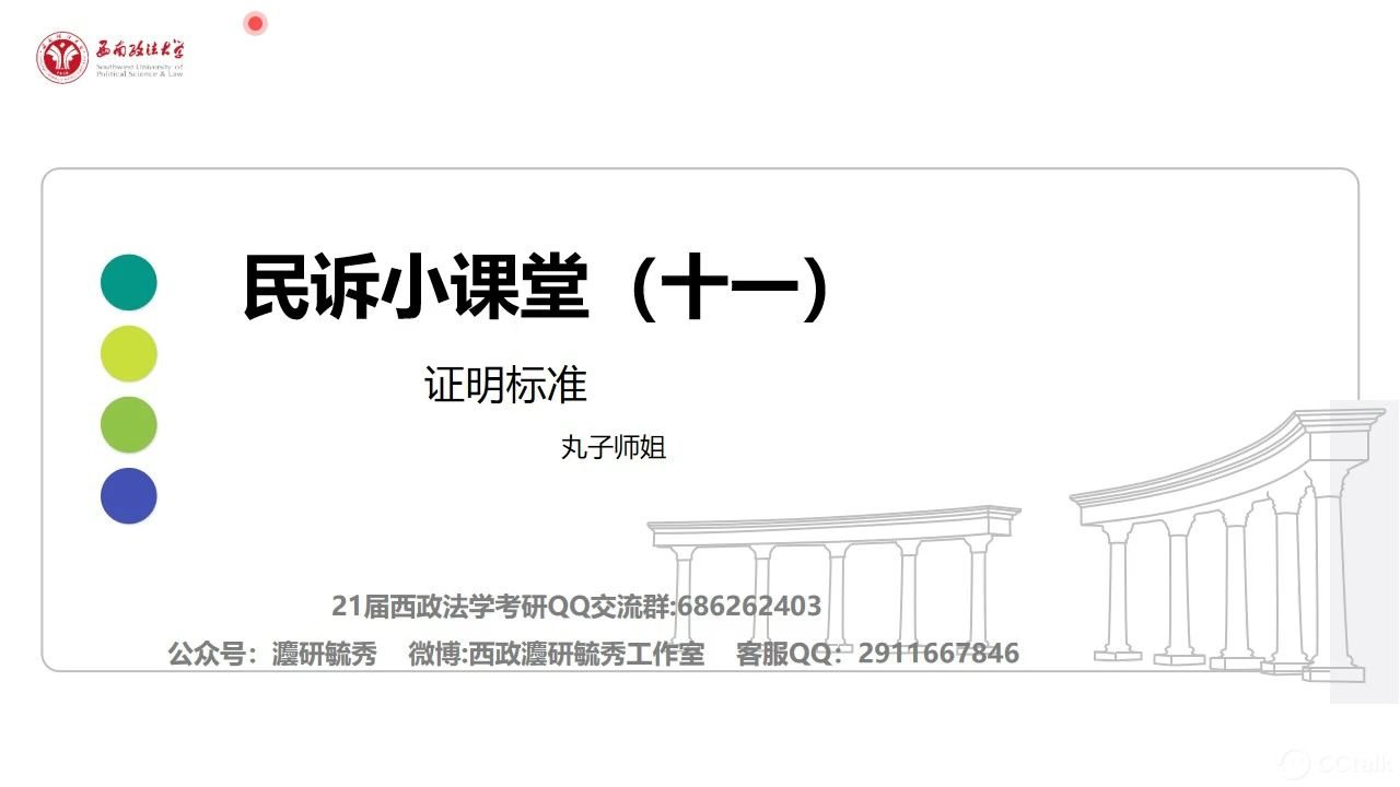 【西政考研】民诉每日一讲(11):证明标准哔哩哔哩bilibili