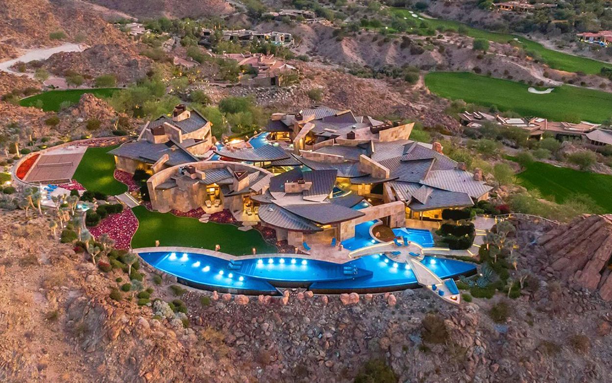 4k「luxury home」棕榈泉现代豪华庄园~706 summit cove palm desert