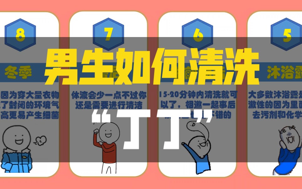 活动作品男生如何清洗丁丁